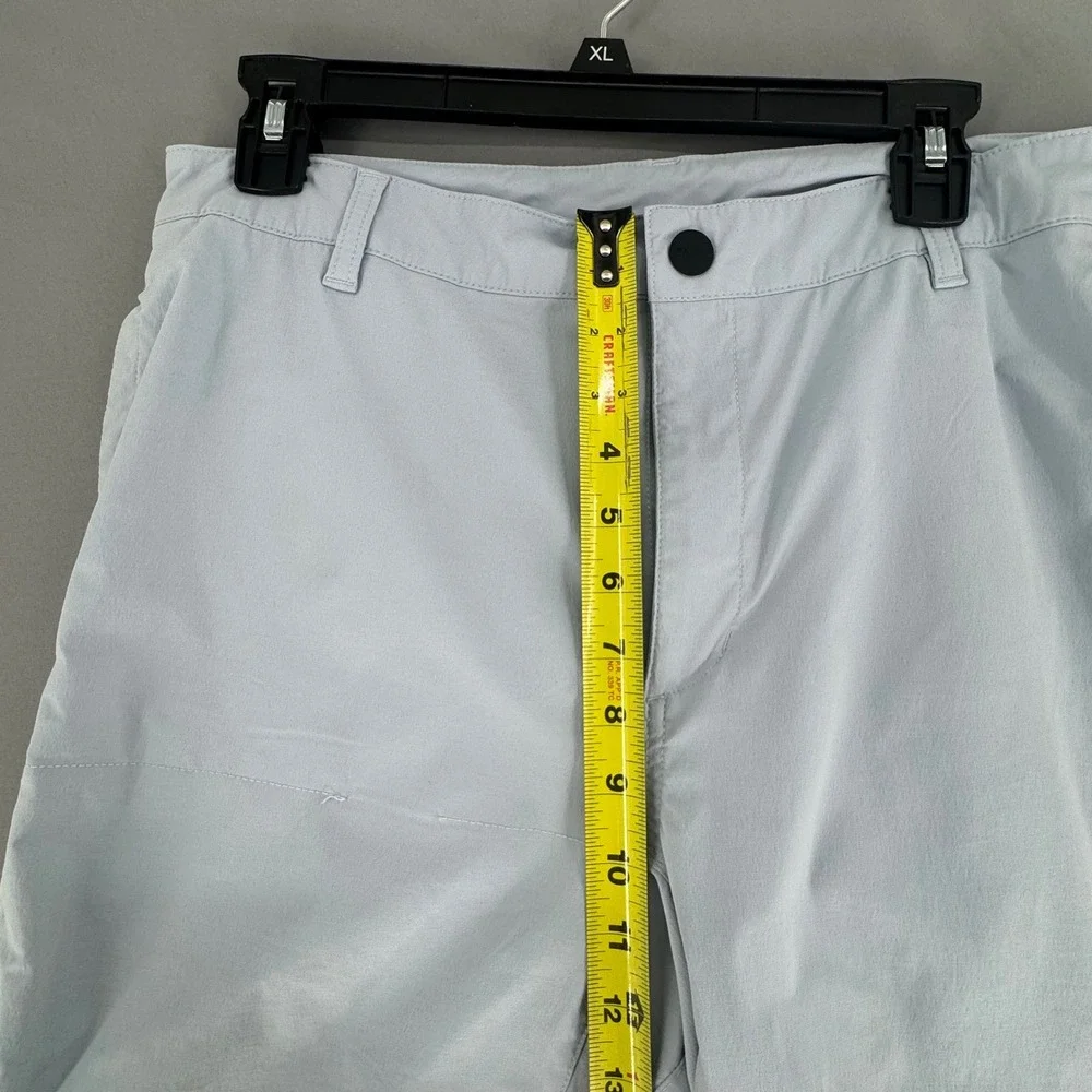 The North Face Mens Hiking Shorts Light Blue Grey Size 34 Regular Outdoor Trail