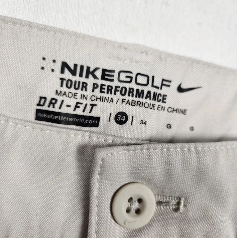 Nike Golf Dri-Fit Tour Porformance Button Shorts.