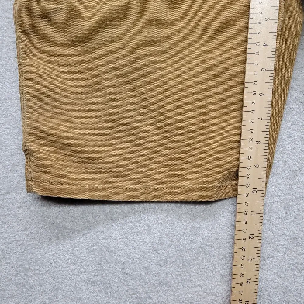 Dickies Mens 32 Brown Carpenter Work Shorts Stretch Utility Regular Fit