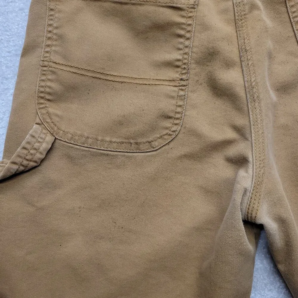 Dickies Mens 32 Brown Carpenter Work Shorts Stretch Utility Regular Fit