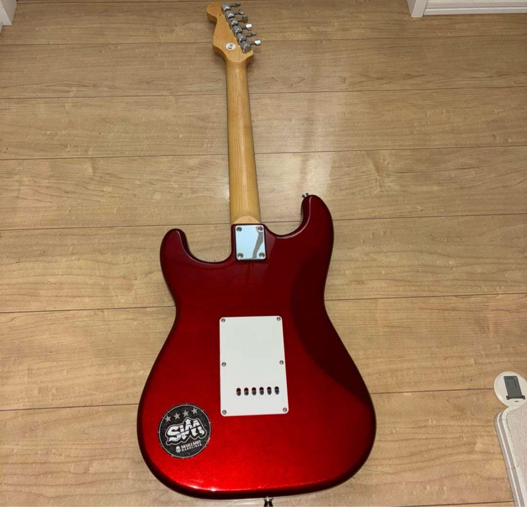 Playtech Electric Guitar Red, Adjusted