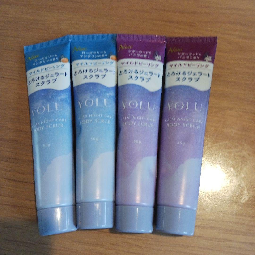 YOLU Body Scrub Calm Night & Relax Night, 50g x 4 each