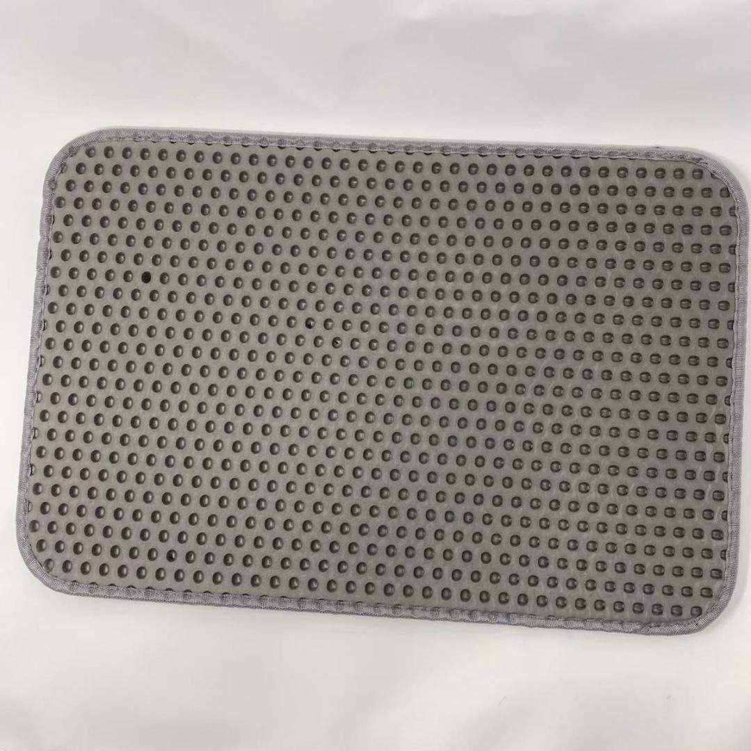 Cat Litter Mat, Sand Trapping, Pet Litter Trapping, Washable, 30x45, Black