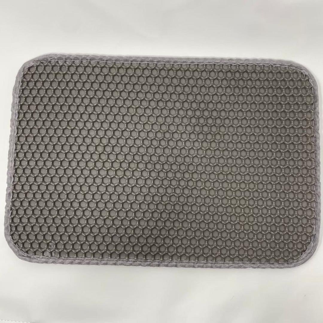 Cat Litter Mat, Sand Trapping, Pet Litter Trapping, Washable, 30x45, Black