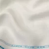 Mens Unstitched Linen Club Shirt Fabrics (White) - Image 4