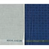 Mens Combo of Shirt & Trouser Fabric Set (Blue/Silver)