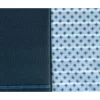 Mens Combo of Shirt & Trouser Fabric Set (Blue/White)