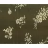Mens Unstitched Cotton Flower Shirt Fabrics (Brown)