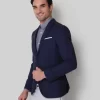 Mens Unstitched Blazer Fabrics (Blue) - Image 3
