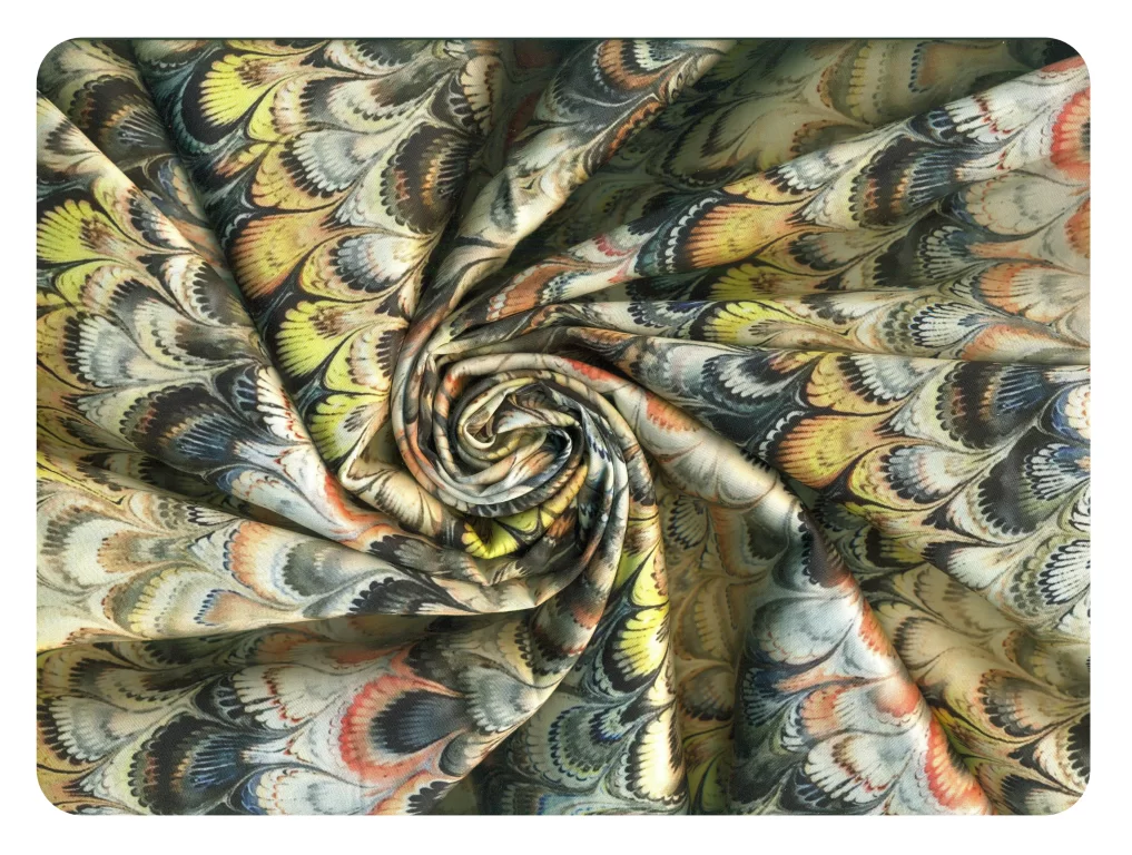 Giza Classe Mens Unstitched Cotton Printed Shirt Fabrics (Multi Color) - Image 2