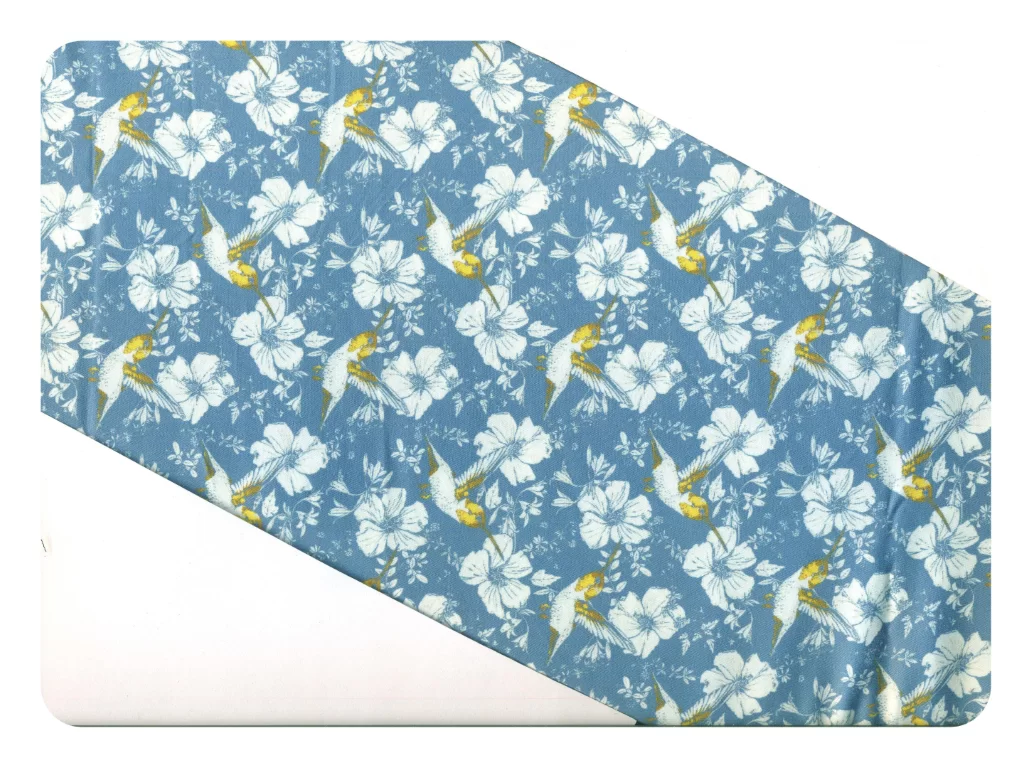 Giza Classe Mens Unstitched Cotton Printed Shirt Fabrics (Sky Blue) - Image 2