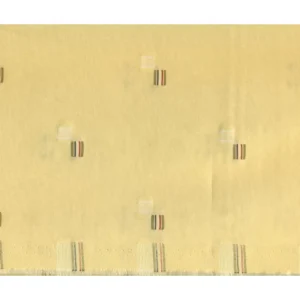 Luthai Mens Unstitched Cotton Checks Shirt Fabrics (Yellow)