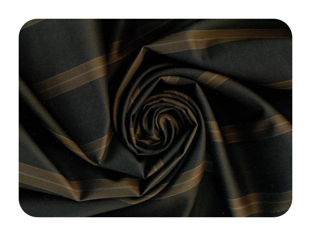 Giza Classe Mens Combo of Shirt & Trouser Fabric Set (Coffee/Cream) - Image 4