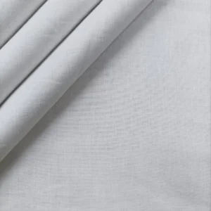 Linen Fiesta Mens Linen Unstitched Shirt Fabric (White)