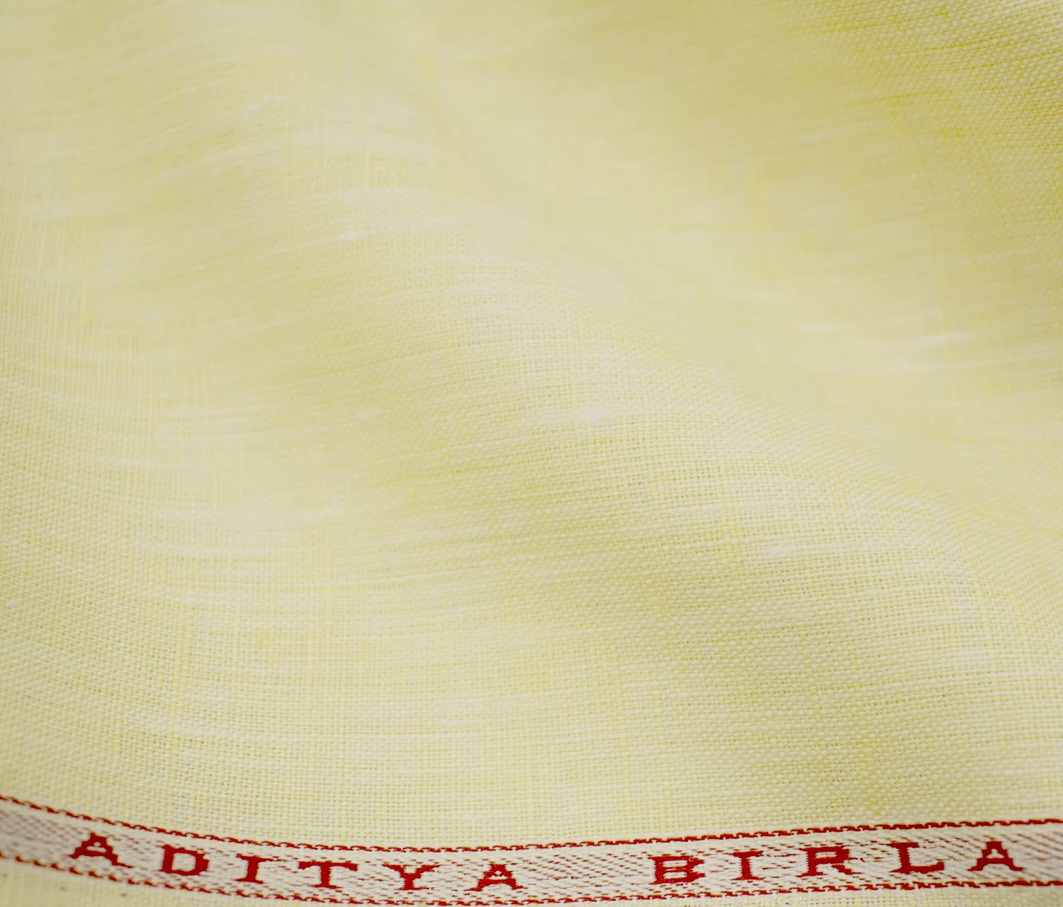 Linen Club Mens Beige Linen Unstitched Shirt Fabric - Image 4