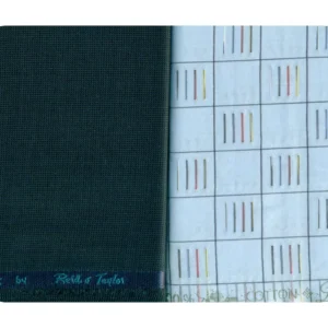 Reid & Taylor Mens Combo of Shirt & Trouser Fabric Set (Sky Blue/Blue)