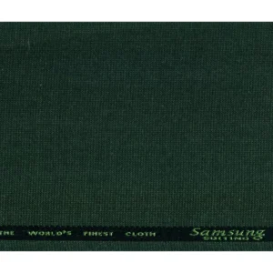 Mens Poly Viscose Unstitched Trouser Fabrics (Green)